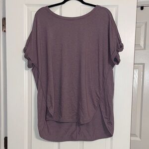 Sonoma Mauve Short-Sleeve Dolman Top